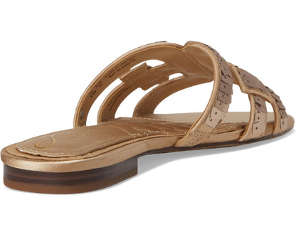 Sam Edelman Bay Glamour Slide Sandal - Molten Gold Sequin