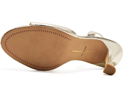 Raily Sandal - Platinum Crinkle Patent
