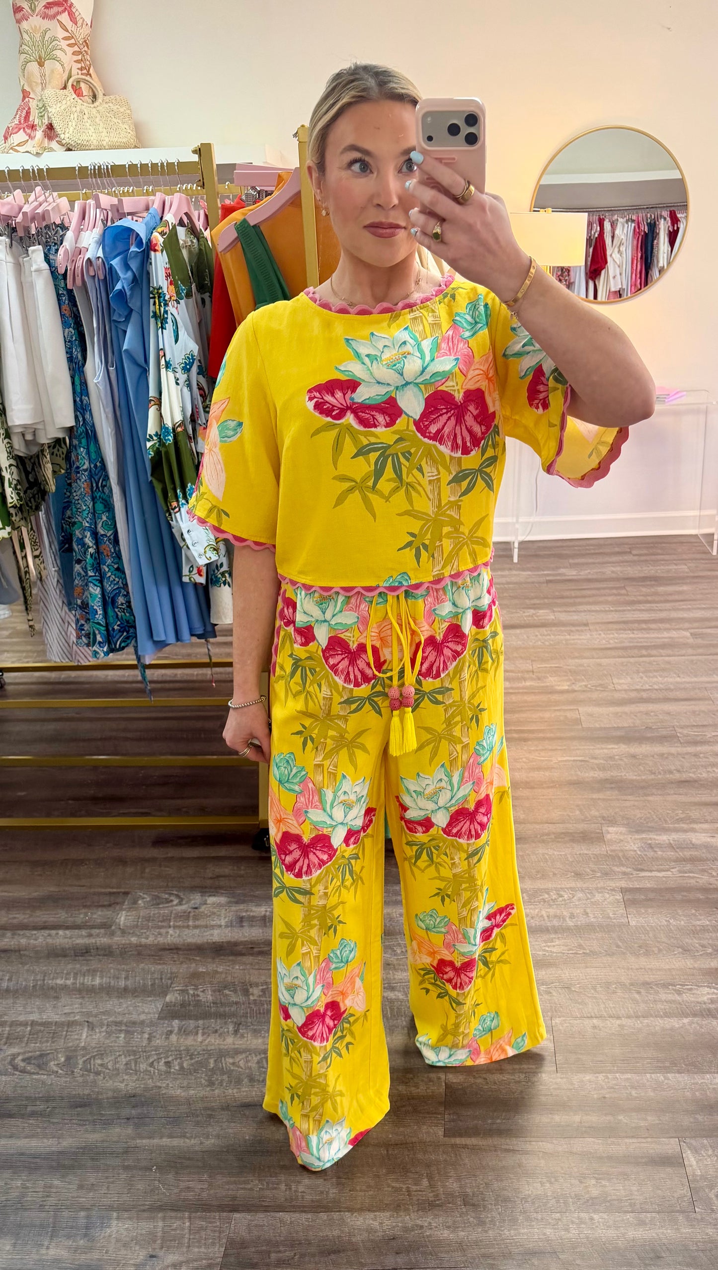 Paloma Top - Tropical Bamboo