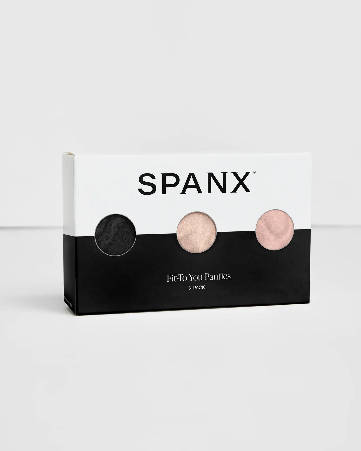 Spanx Fit-To-You Bikini 3-Pack Box - Very Black/Toasted Oatmeal/Vintage Rose