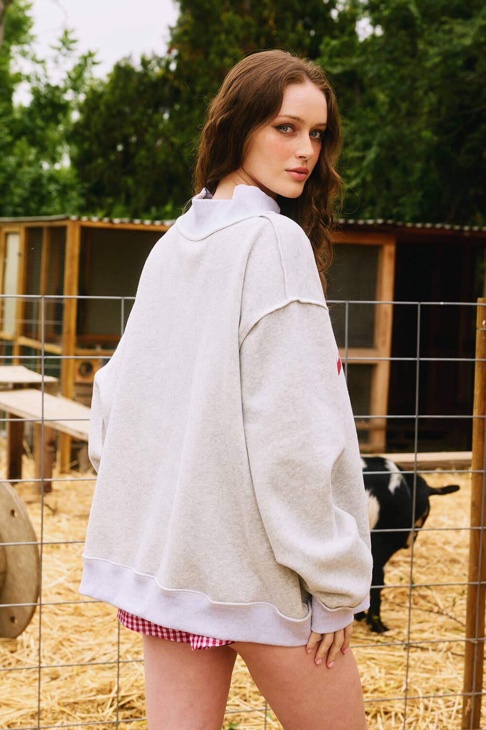 Alabama Reversible Sweatshirt - Heather Grey