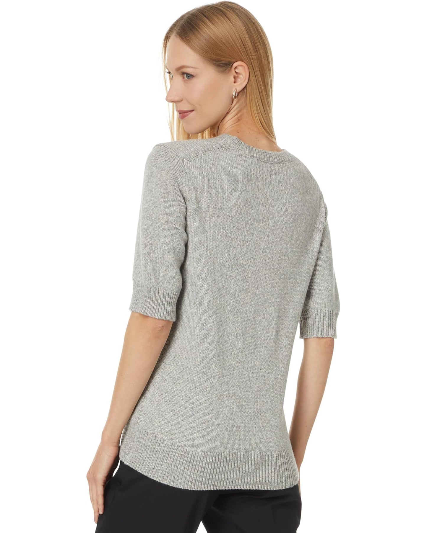 Better Half Short Sleeve Sweater - Grey