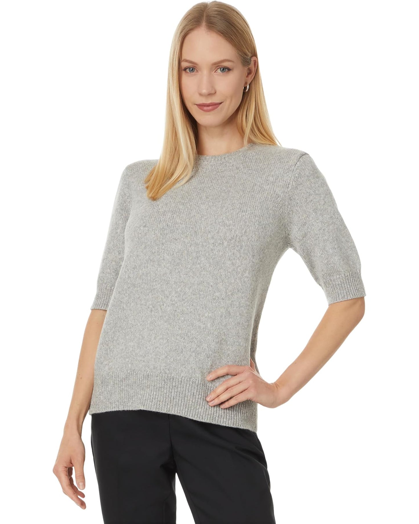 Better Half Short Sleeve Sweater - Grey