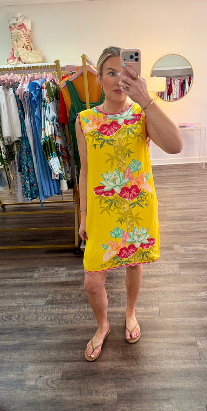 Ellie Dress - Tropical Bamboo