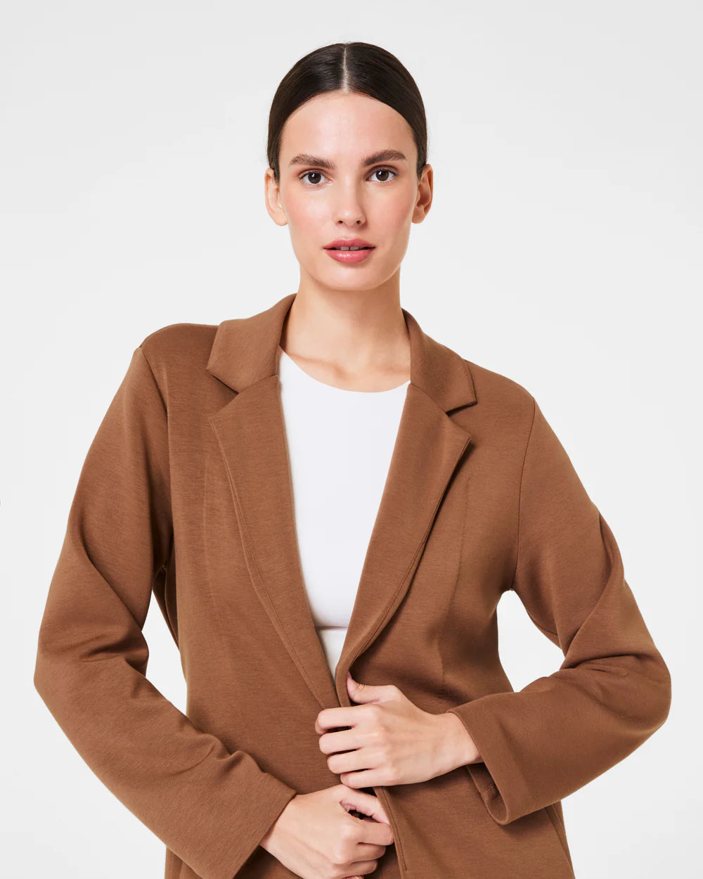 Spanx AirEssentials Long Jacket - Cocoa