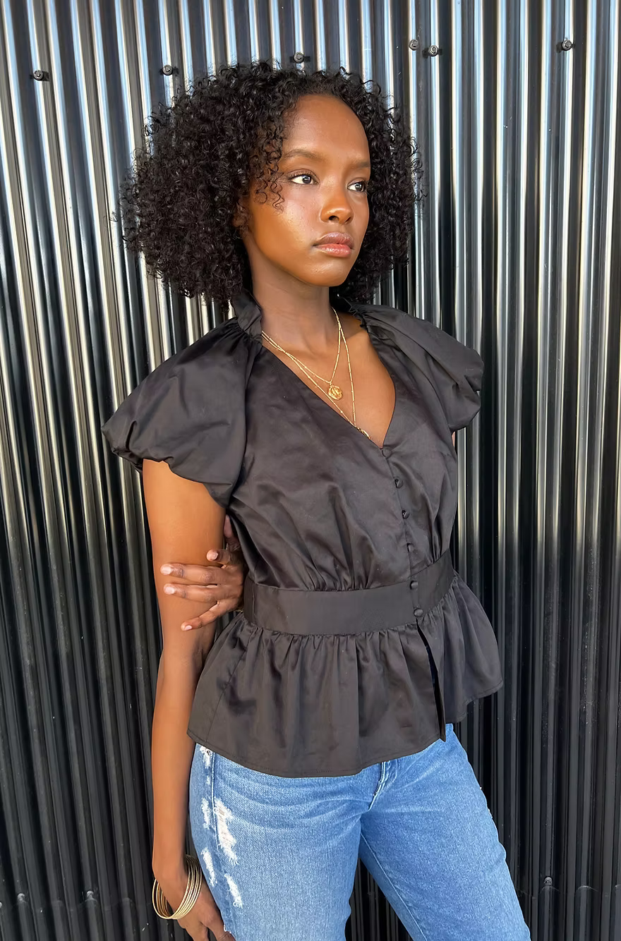 Selah Top - Onyx Black