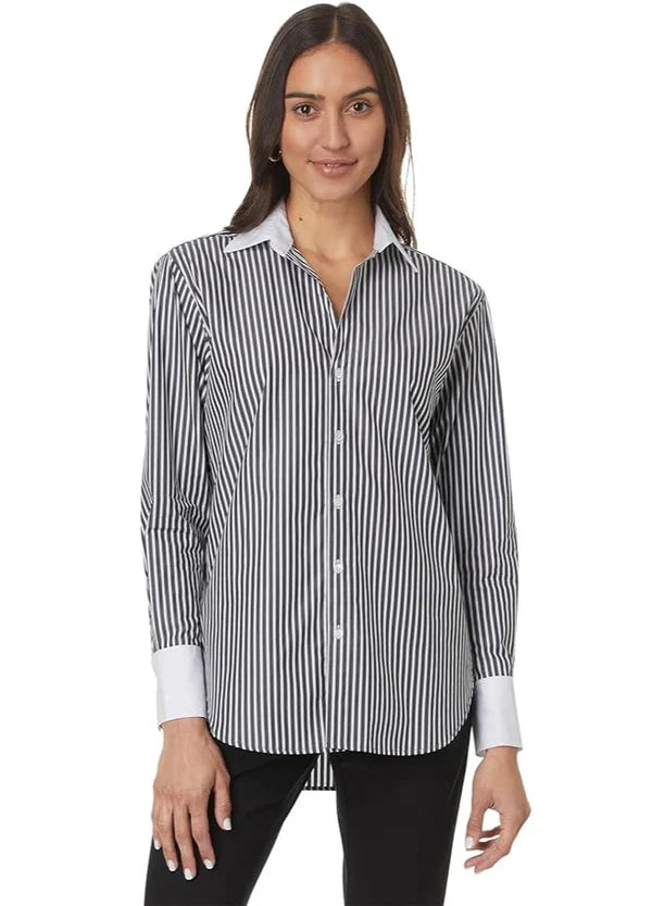 Parallel Lines Shirt - Black/White