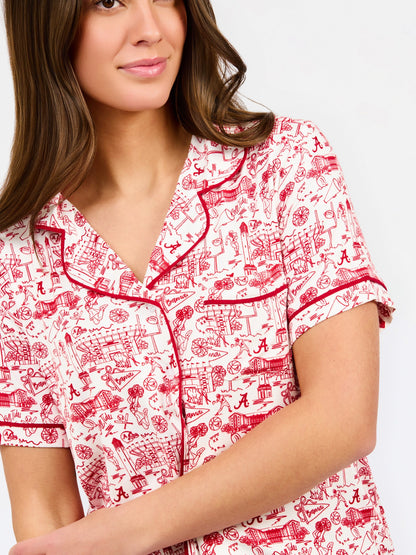 Charlotte Pajamas - Team Toile Alabama
