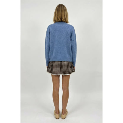 Duck Motif Sweater - Coastal Blue
