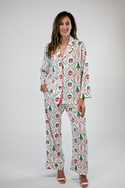 Saylor Long PJ Set - Nutcracker