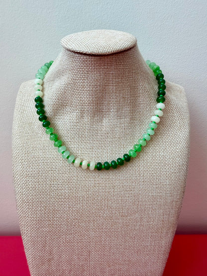 Gemma Necklace - Green