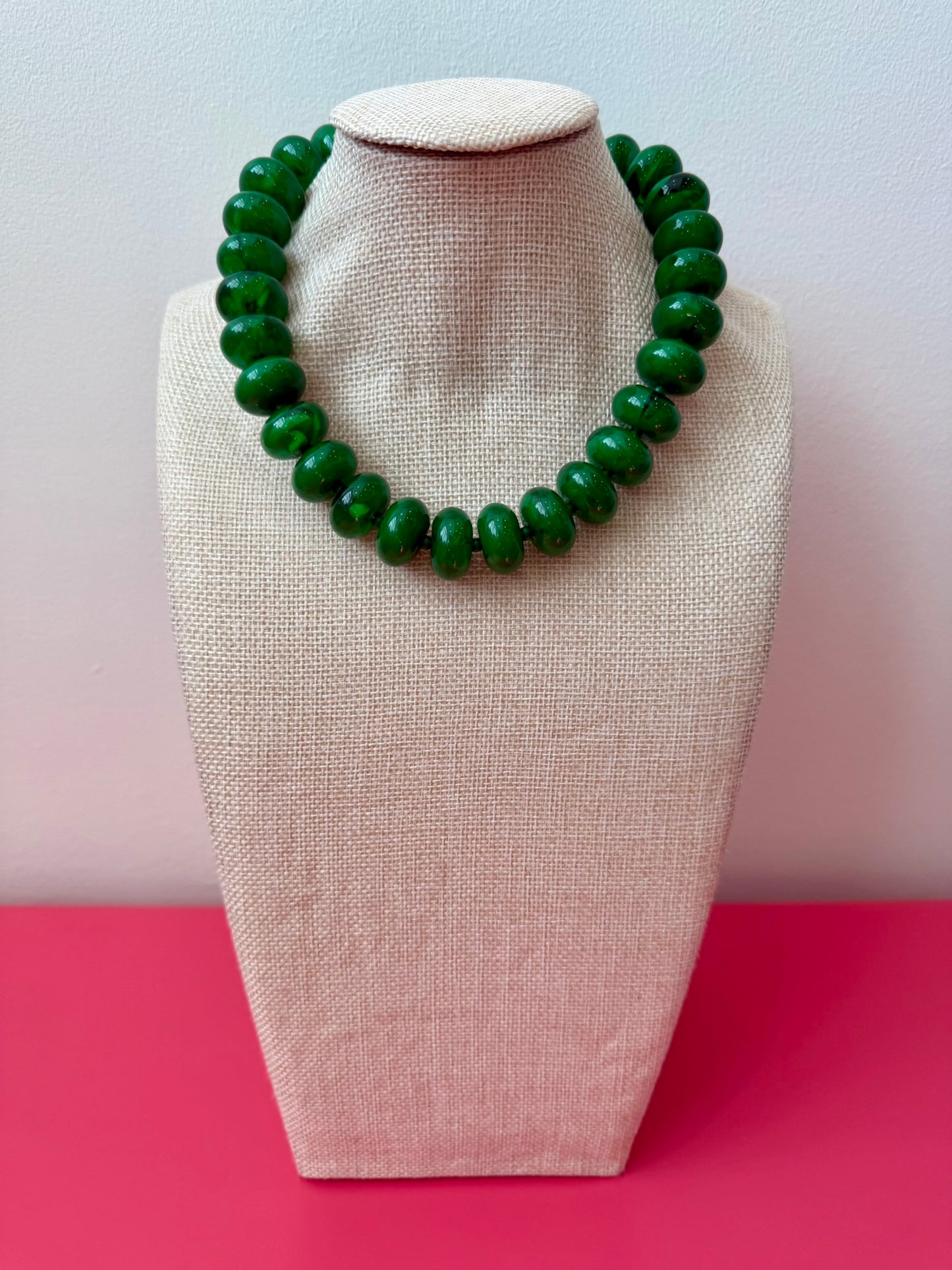 Lois Necklace - Green