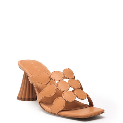 Jessica Heeled Sandal -  Tan