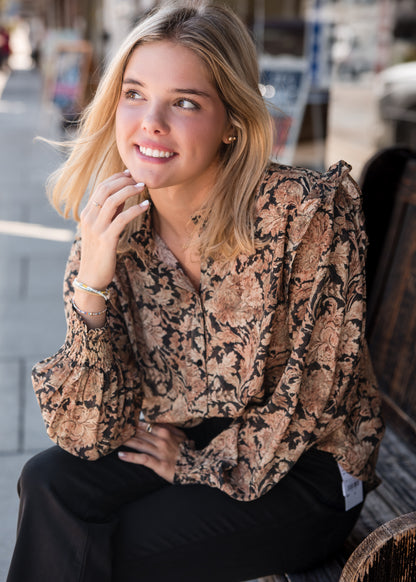 Manor Shirt - Black Olympe