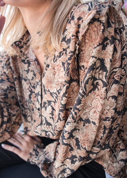 Manor Shirt - Black Olympe