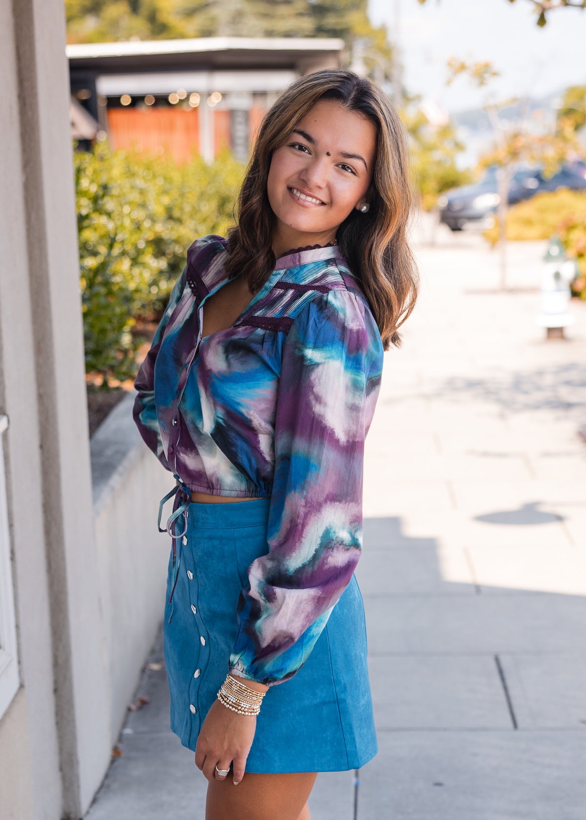 Carla Skirt - Teal