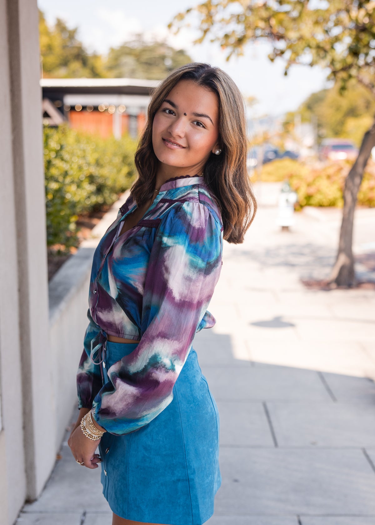 Carla Skirt - Teal
