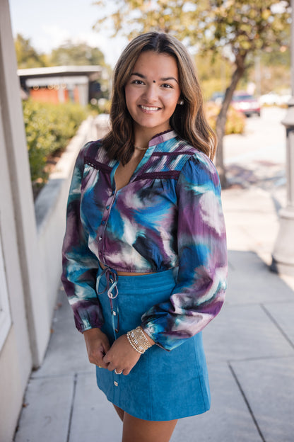 Carla Skirt - Teal
