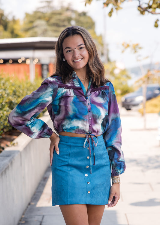 Carla Skirt - Teal