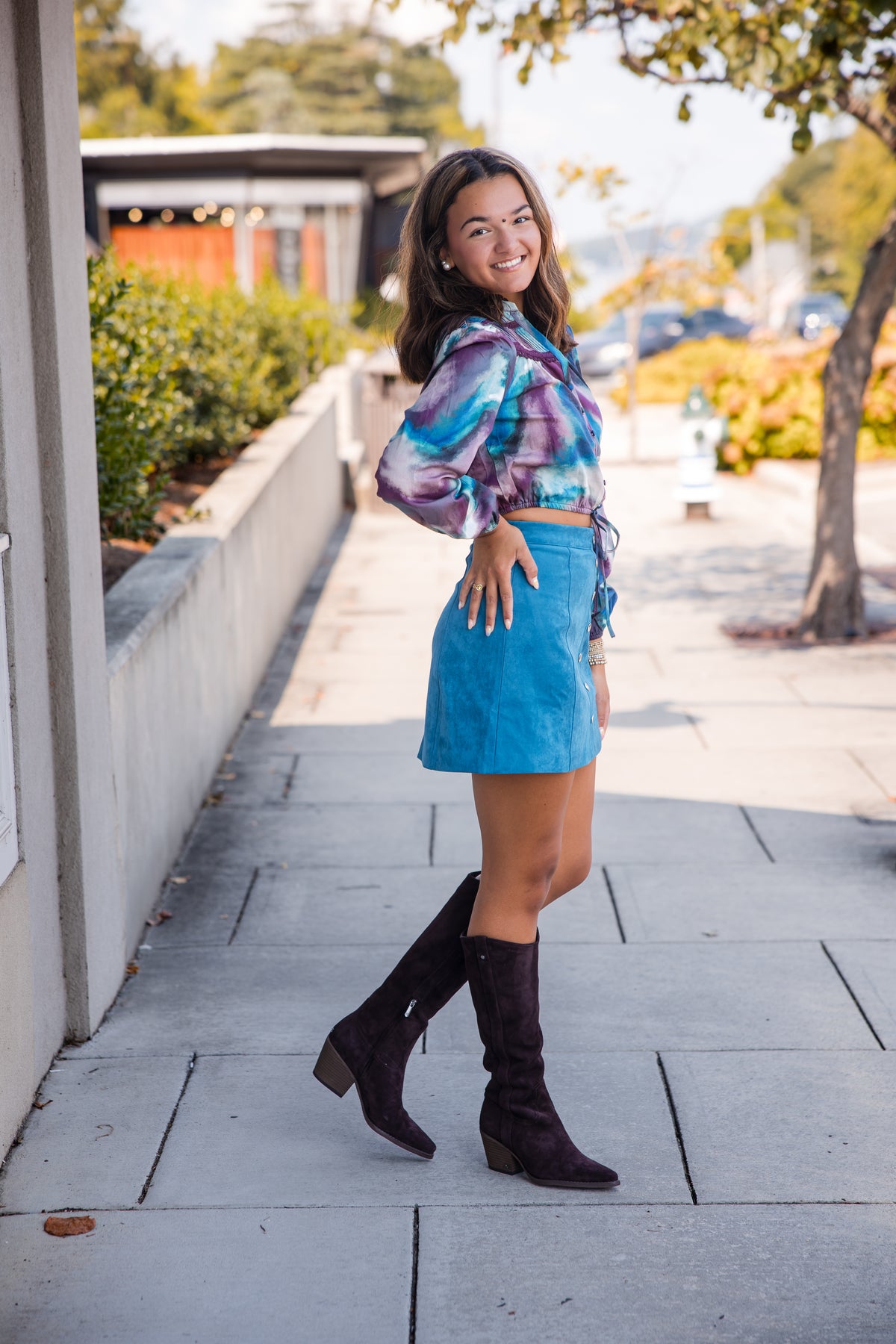 Carla Skirt - Teal