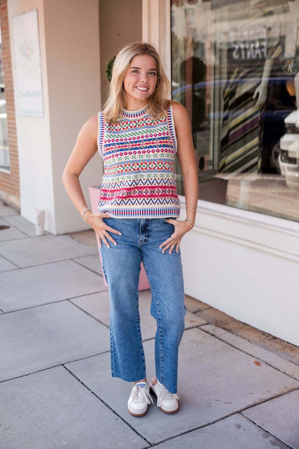 Alpine Sleeveless Sweater - Off White
