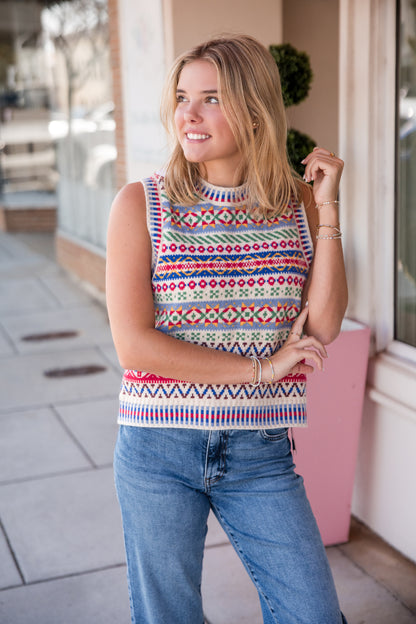 Alpine Sleeveless Sweater - Off White