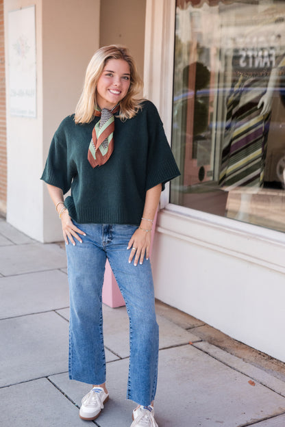 Cozy Luxe Sweater - Forest Green