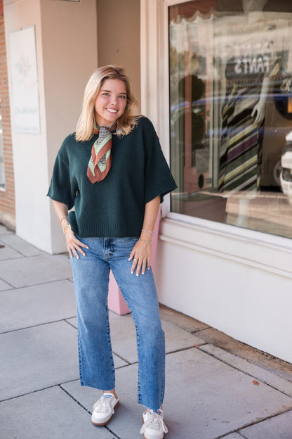 Cozy Luxe Sweater - Forest Green