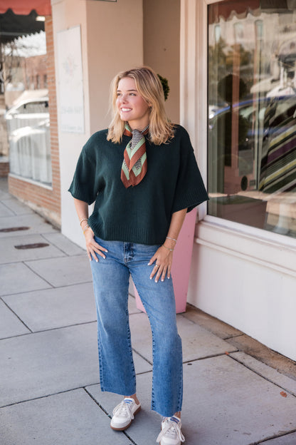 Cozy Luxe Sweater - Forest Green