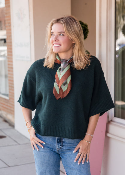 Cozy Luxe Sweater - Forest Green