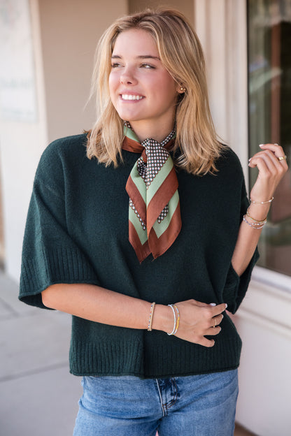 Cozy Luxe Sweater - Forest Green