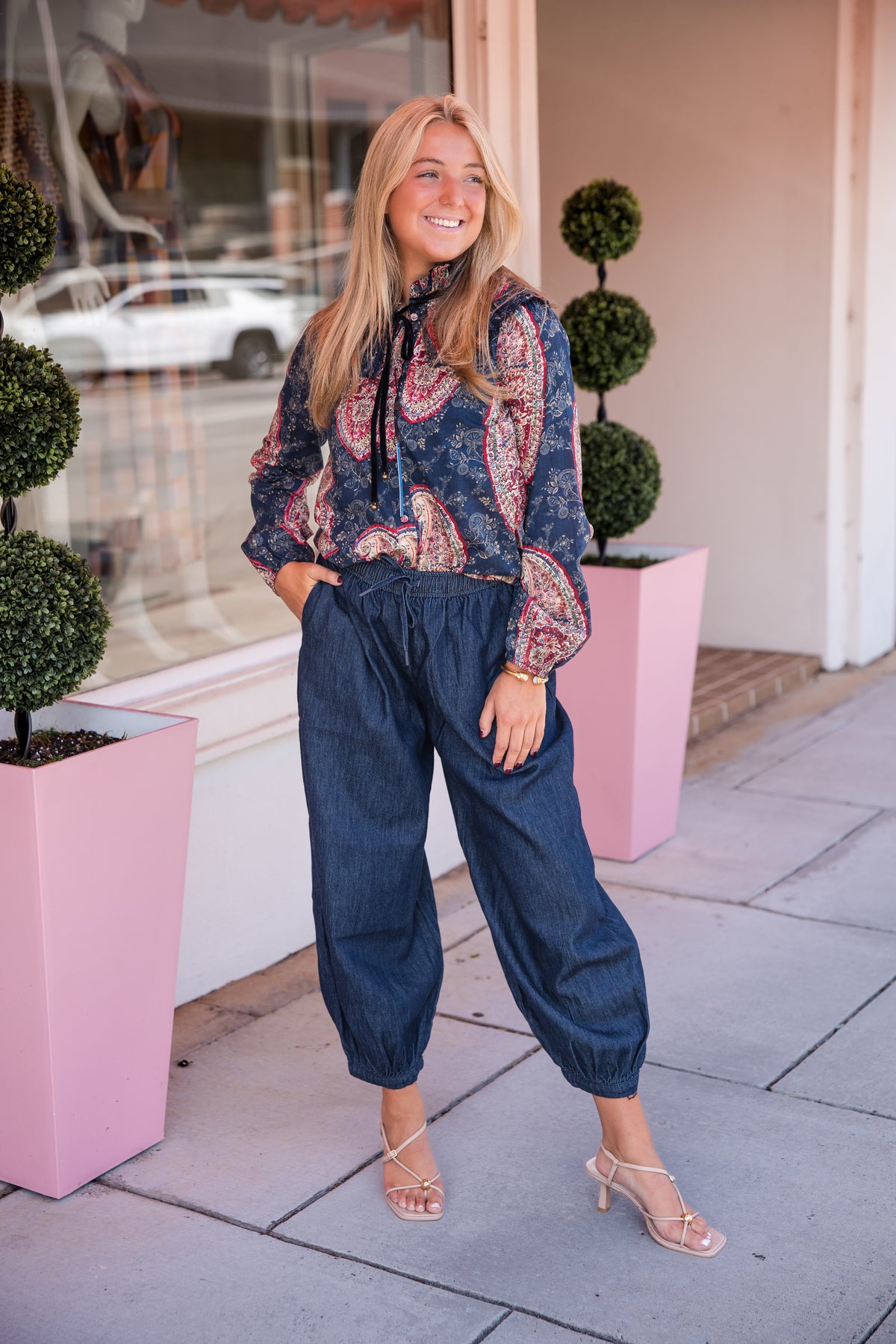 Eloise Top - Twilight Paisley