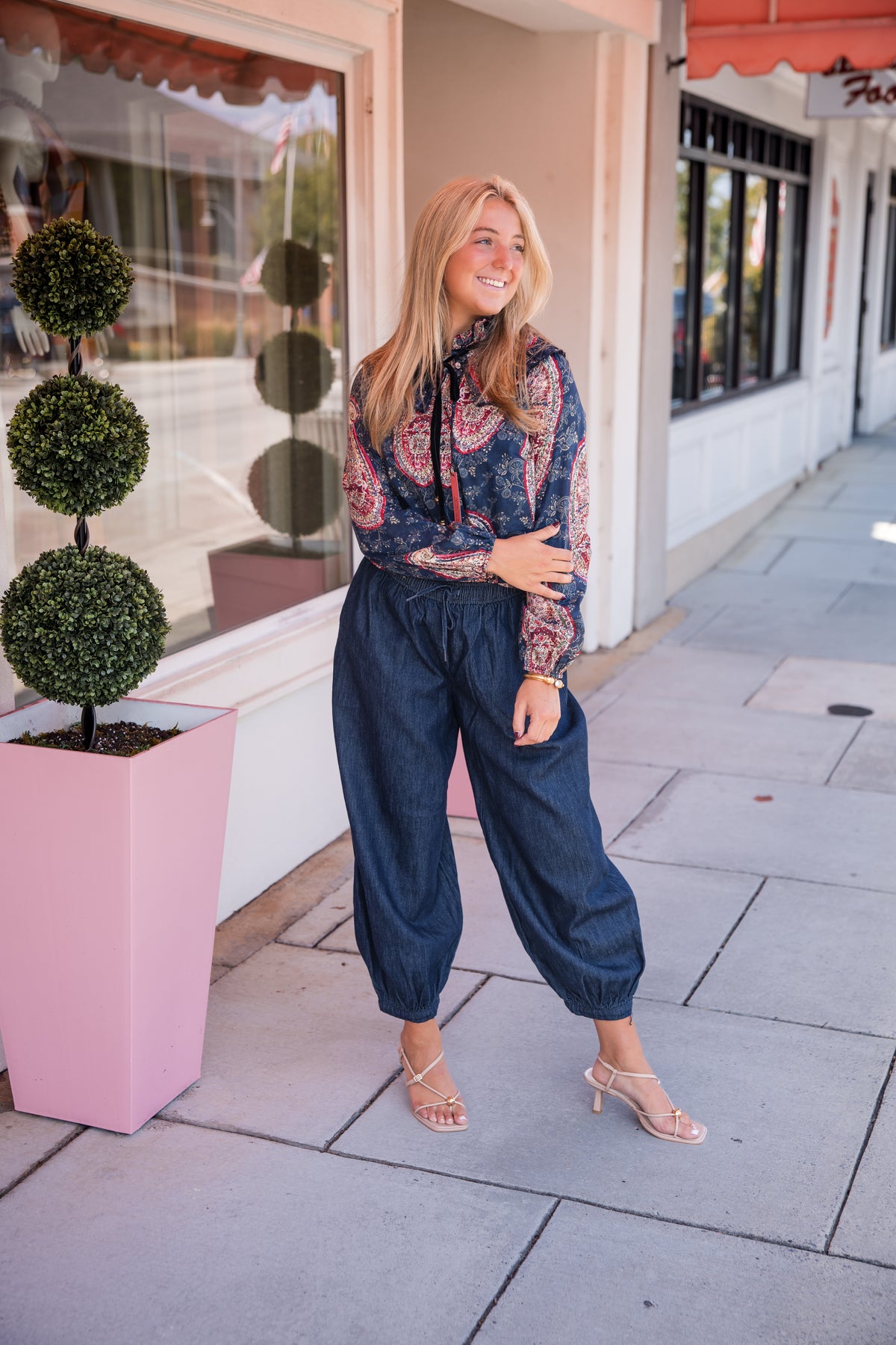 Eloise Top - Twilight Paisley