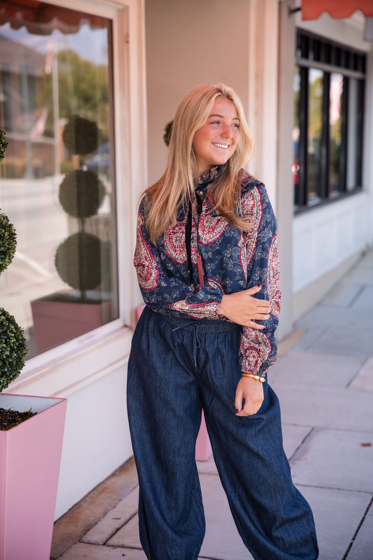 Eloise Top - Twilight Paisley