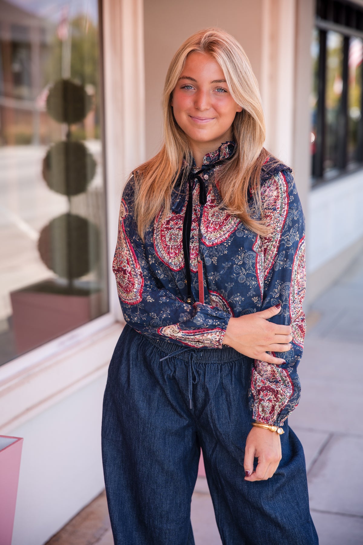 Eloise Top - Twilight Paisley