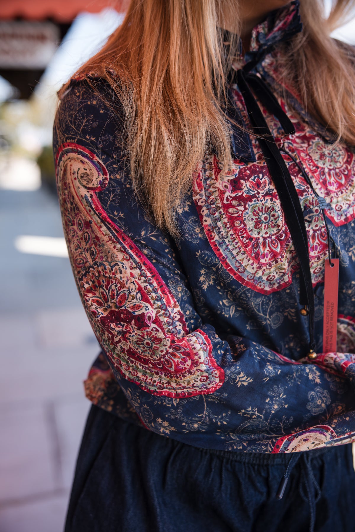 Eloise Top - Twilight Paisley