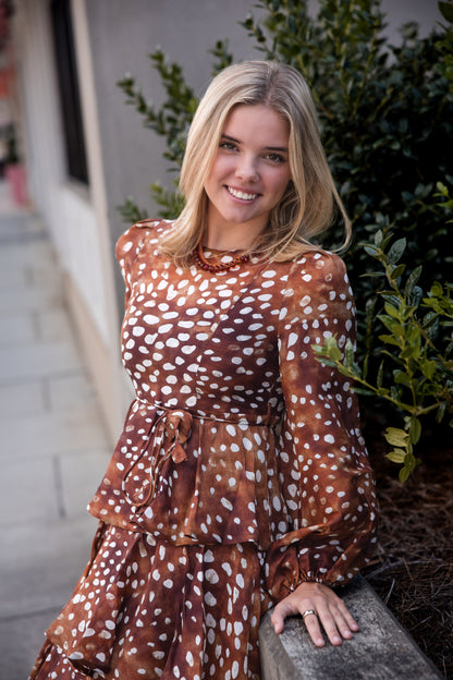 Chelsea Dress - Dappled Doe
