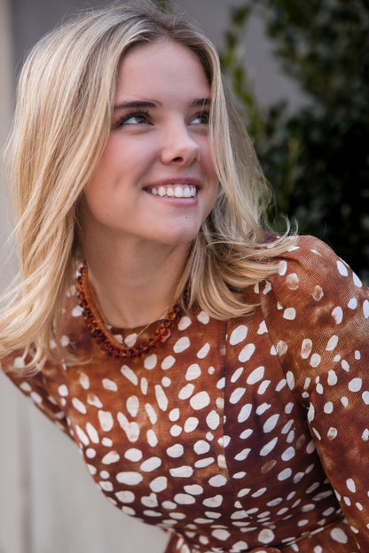 Chelsea Dress - Dappled Doe