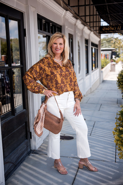 Long-sleeve Poppy Top - Leone