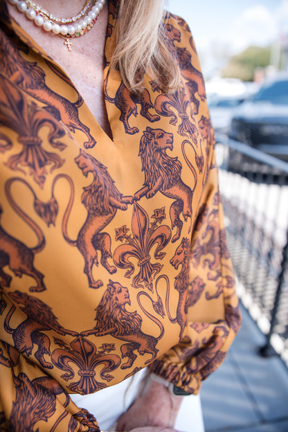 Long-sleeve Poppy Top - Leone