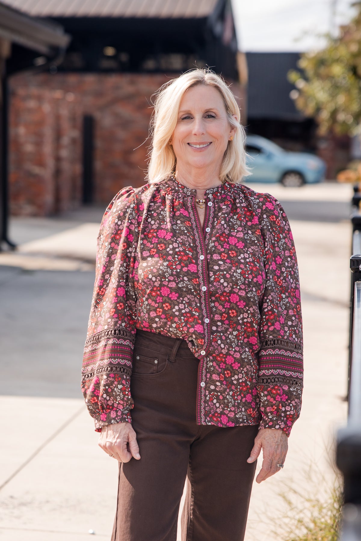 Cecelia Top - Granada Glen Cocoa