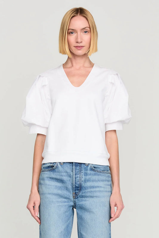 Viva Popover Top - Cool White