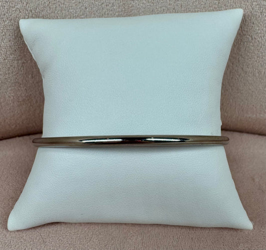 Round Bangle Bracelet - Silver