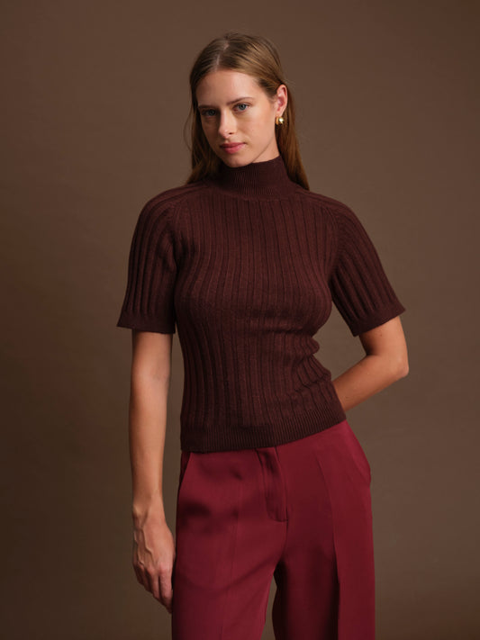 OLIVER TURTLENECK KNIT TOP