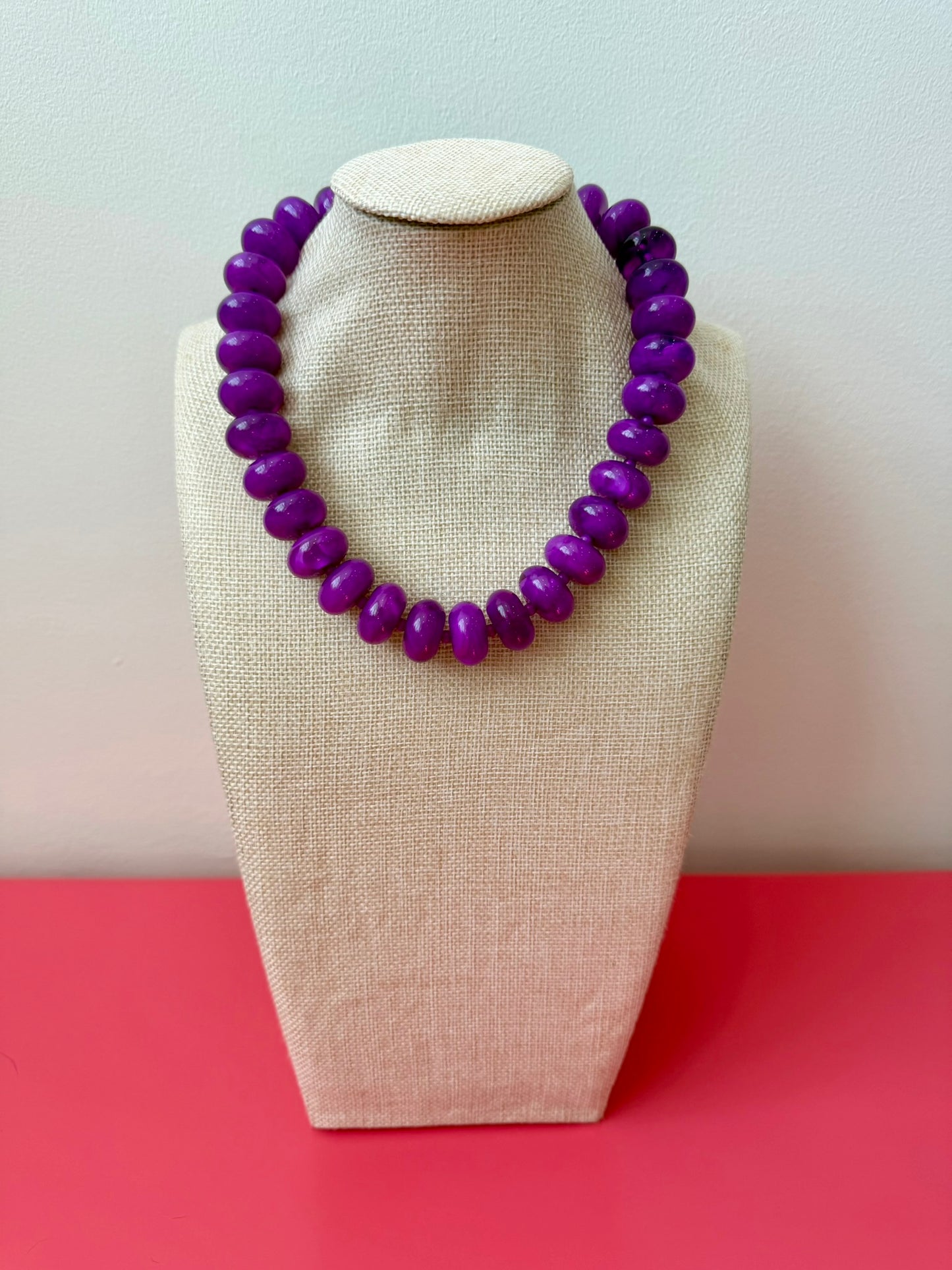 Lois Necklace - Purple