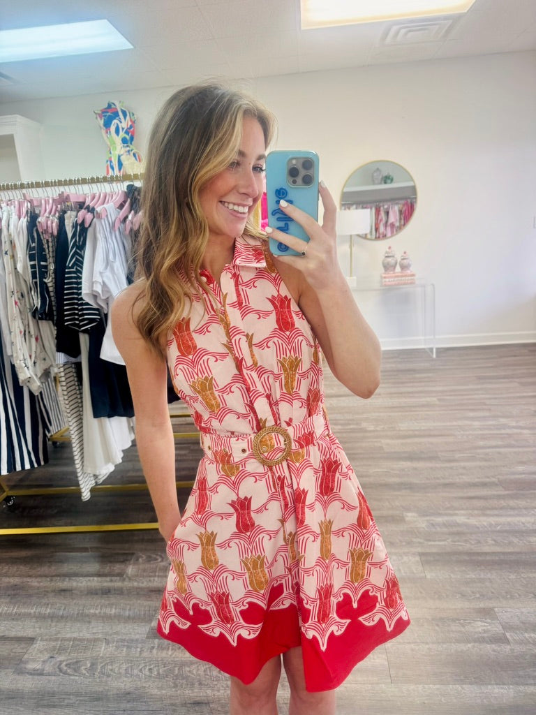 Alma Dress - Desert Tulip