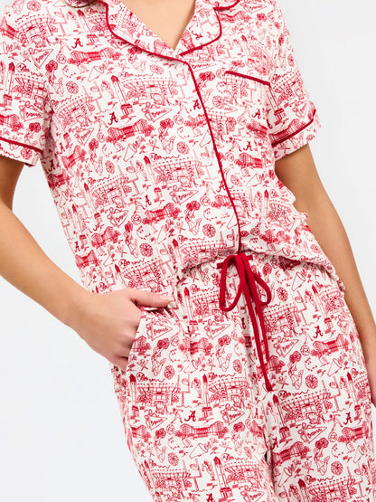 Charlotte Pajamas - Team Toile Alabama