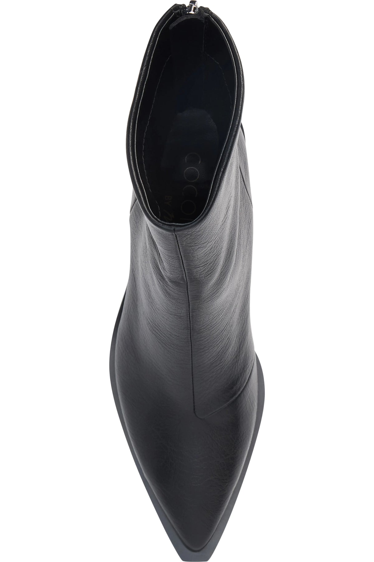 Matteo Faux Leather Boot - Black