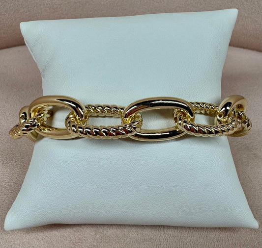 Gold Link Bracelet