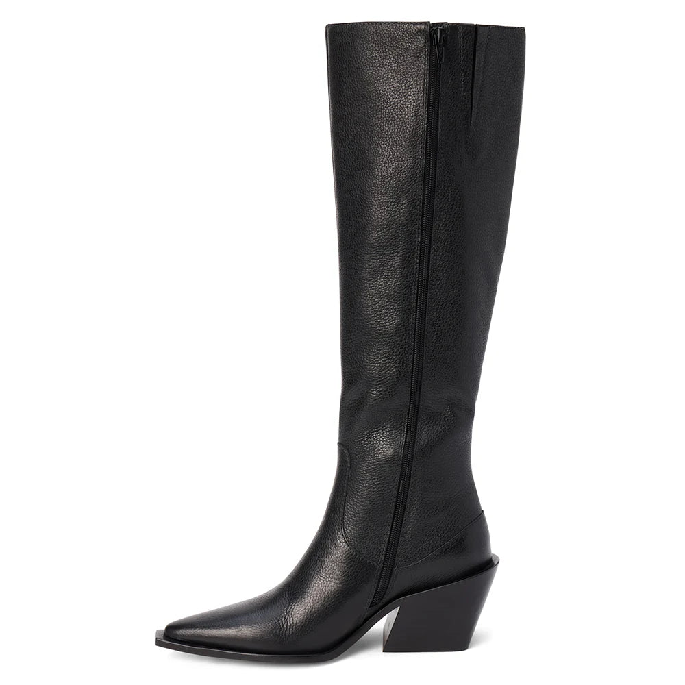 Antony Knee-High Boot - Black